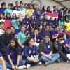 Los estudiantes que participaron en el concurso de innovación Infomatrix Sudamérica que se realizó en Colombia los primeros días de noviembre. 
