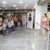 Inauguración de la exposición Del Quijote y otros tesoros de la Biblioteca Pública del Estado de Jalisco “Juan José Arreola”. Preside la maestra Ana María de la O Castellanos, coordinadora del acervo histórico de la BPEJ.