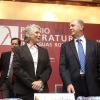Rueda de prensa de la FIL para dar a conocer el fallo del Premio FIL de Literatura en Lenguas Romances 2015.